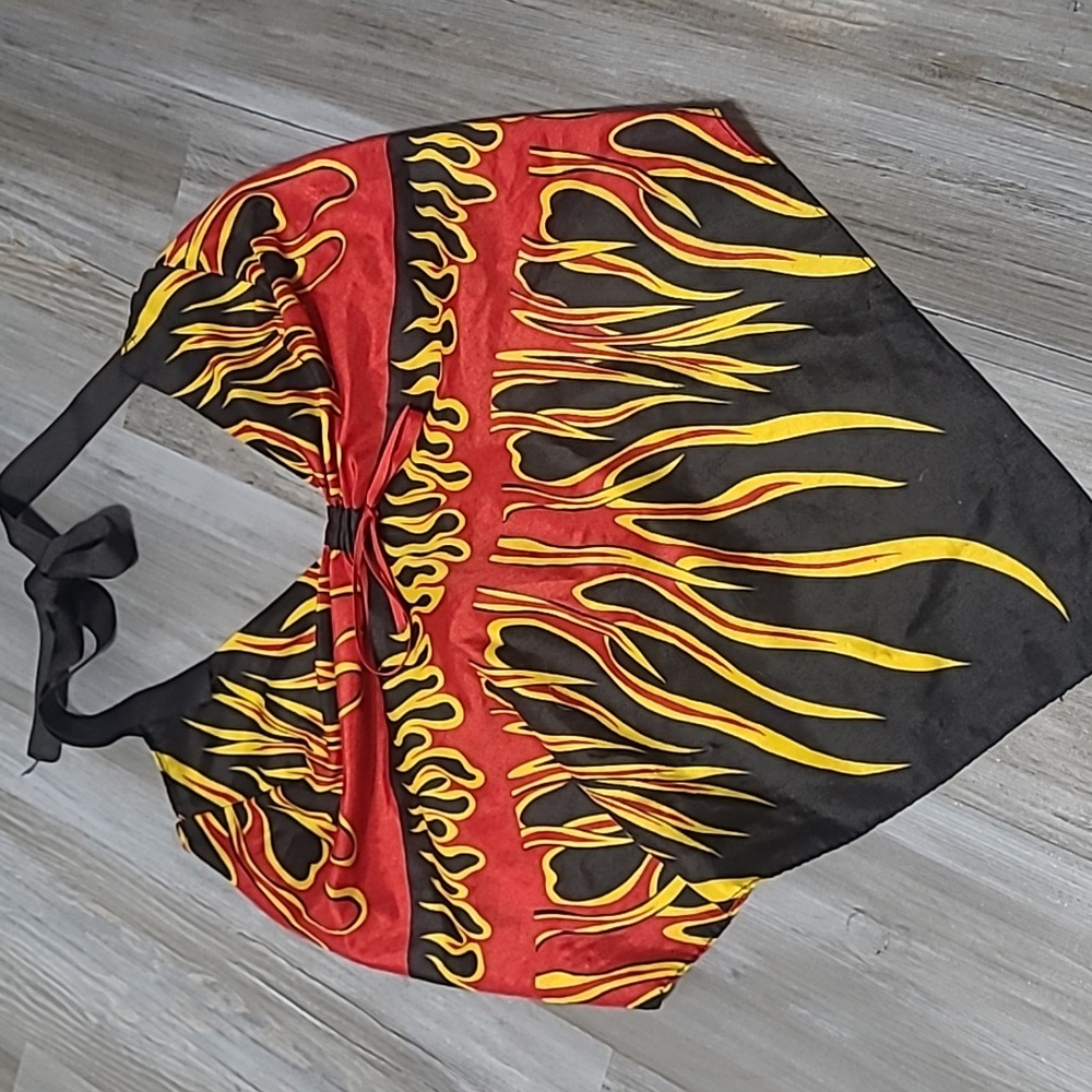 Flame bandana  top